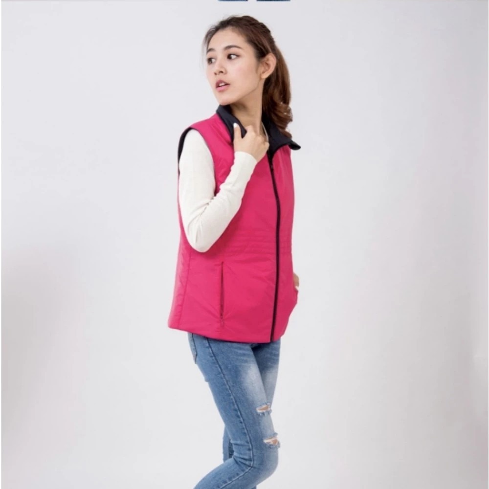 【卓瑩官方直營】奈米遠紅外線-女雙面背心(贈四季版頸圍)-細節圖5