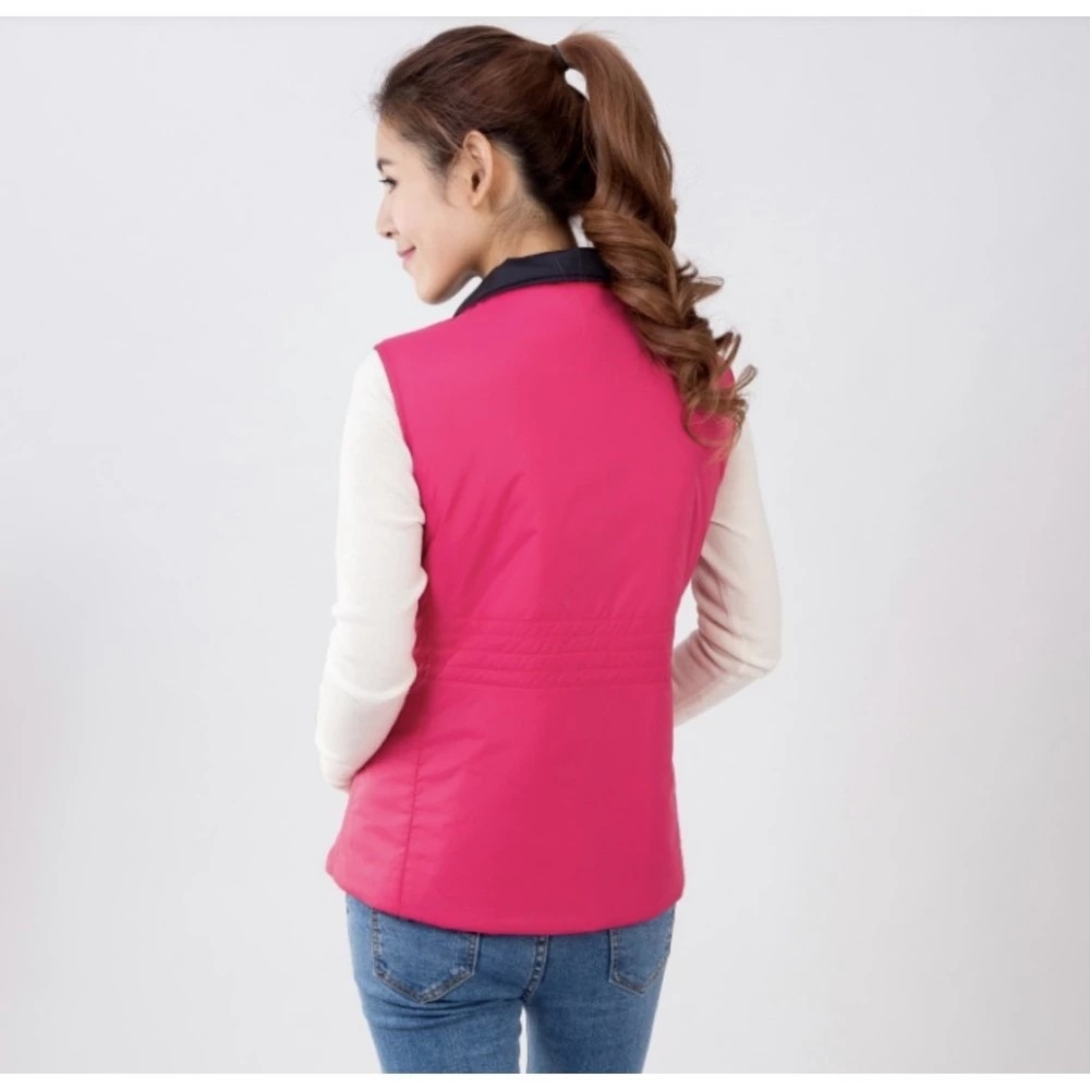 【卓瑩官方直營】奈米遠紅外線-女雙面背心(贈四季版頸圍)-細節圖6