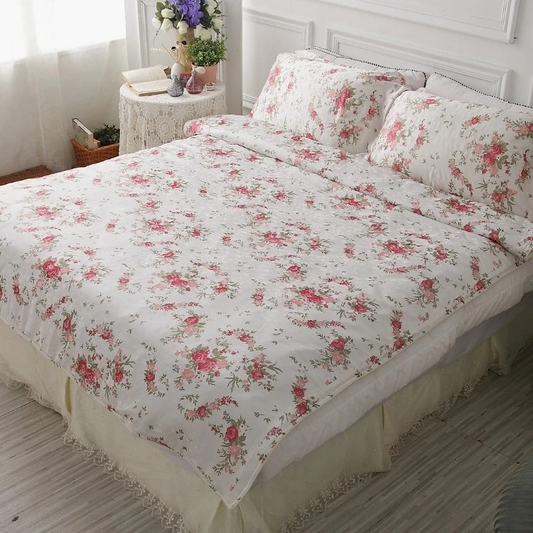 【卓瑩官方直營】奈米遠紅外線-玫瑰粉毯被套3件組-秋冬-6x7呎-細節圖2