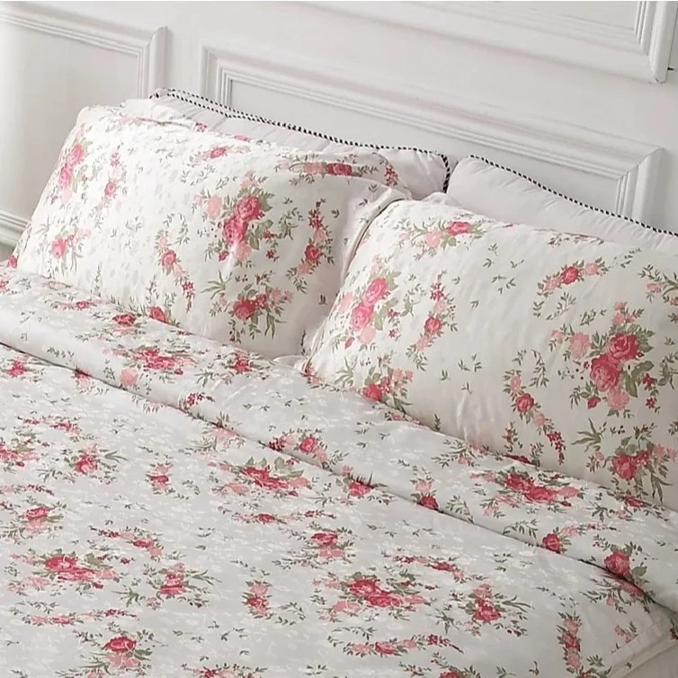 【卓瑩官方直營】奈米遠紅外線-玫瑰粉毯被套3件組-秋冬-6x7呎-細節圖3