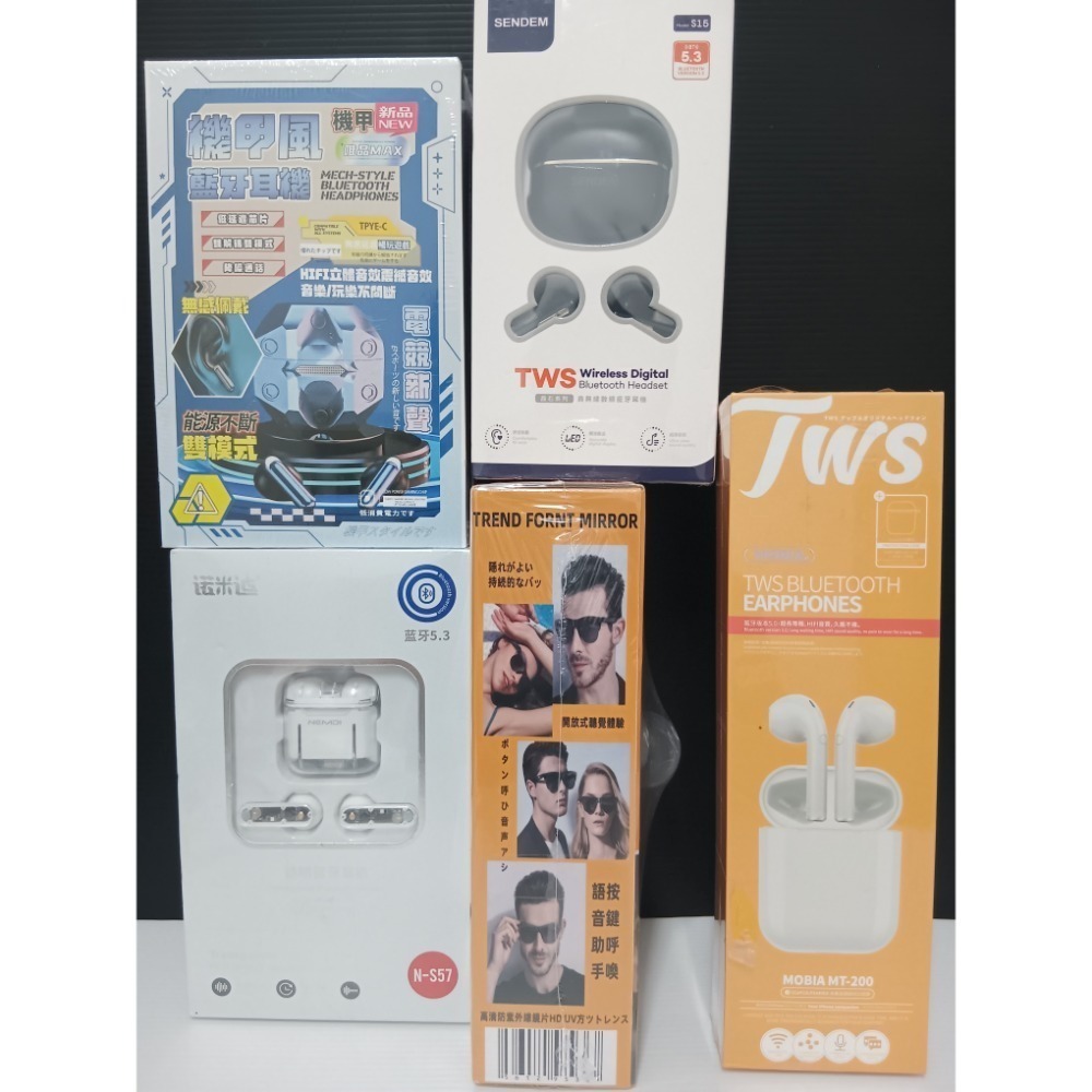 唯品機甲風 藍牙耳機 諾米迪 透明藍牙耳機 MOBIA MT-200 藍牙耳機 藍芽耳機-細節圖2