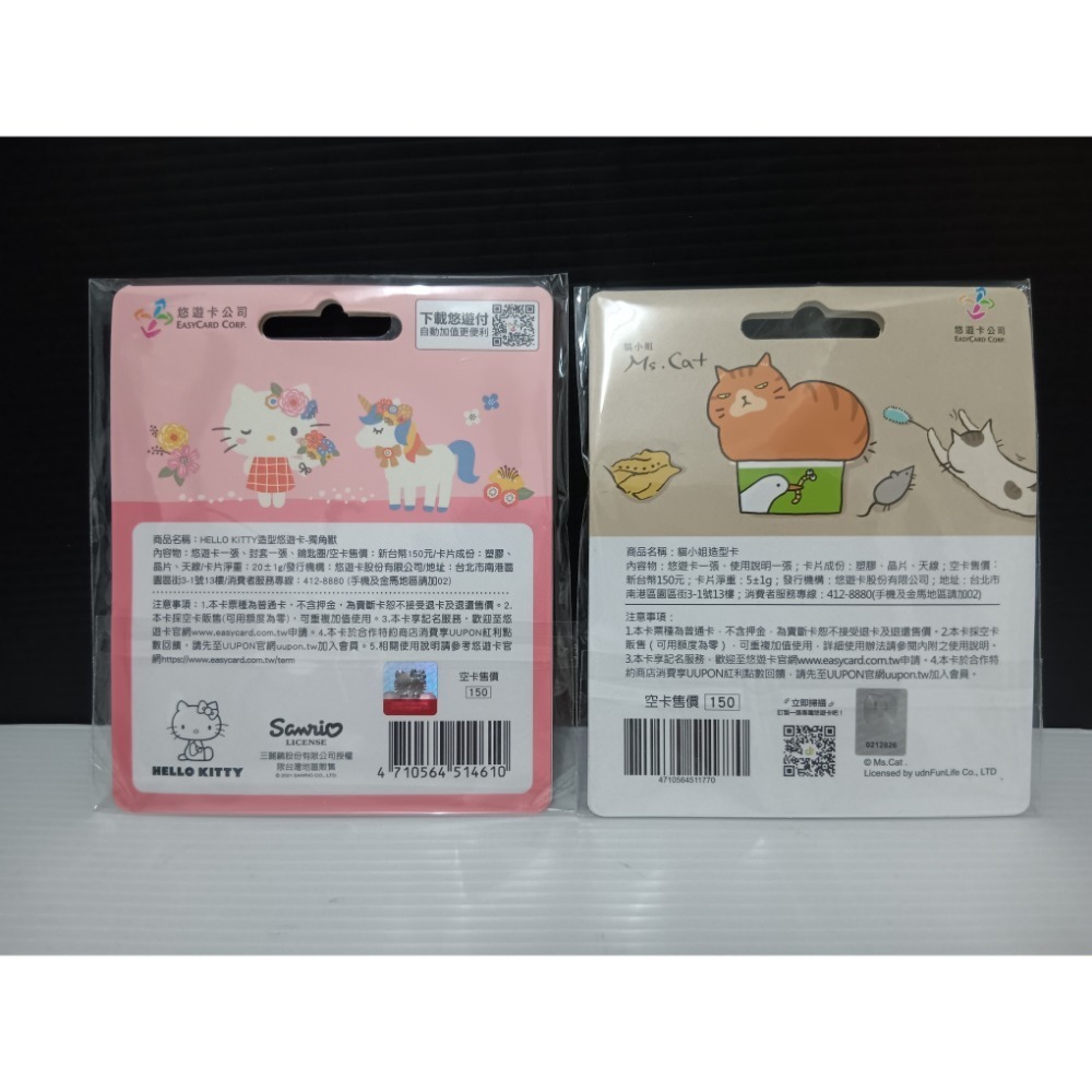 KITTY 獨角獸 悠遊卡 貓小姐悠遊卡-細節圖2