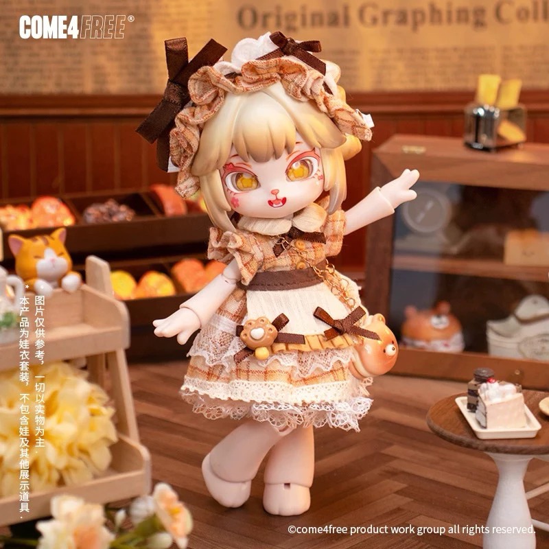 【現貨】 come4free 甜品系列 12分 BJD 娃衣 糖酥芙芙(不含娃)-細節圖2