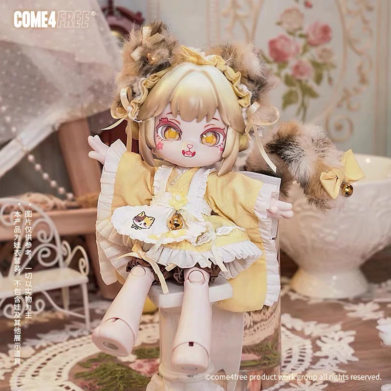 【現貨】 come4free 甜品系列 12分 BJD 娃衣 香草可露麗(不含娃)-細節圖2