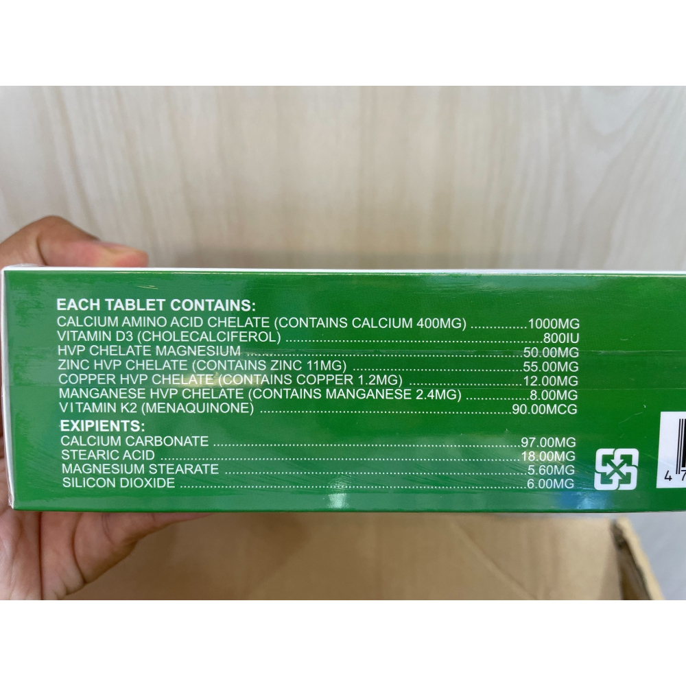 美國胺基酸螯合鈣(100錠/盒)🔥快速出貨🔥Feat.好物團團購-細節圖2