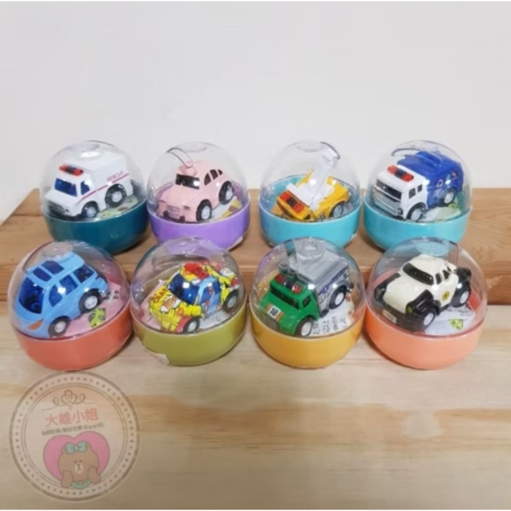 【現貨】奇趣扭蛋迴力車 合金迴力車 消防車 警車 交通車 小汽車 飛機 戰車 迴力車-細節圖2