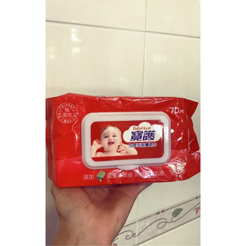 寶護清爽型潔膚濕巾 80抽  加厚型潔膚濕巾  70抽-細節圖2
