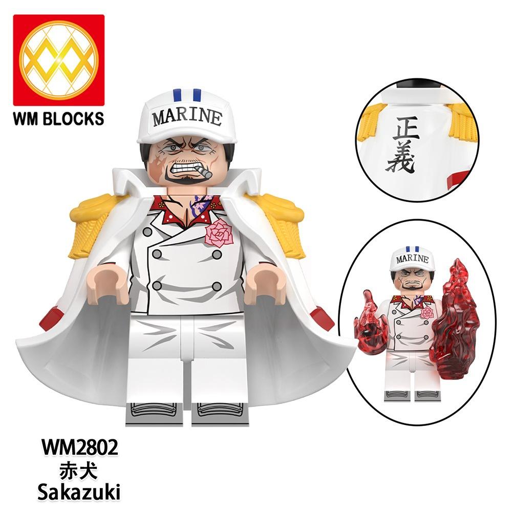 【積木反斗城】WM6194 海賊王 魯夫 路飛 索隆 卡普 艾斯 四檔魯夫 赤犬 夢靨魯夫 航海王 人偶 積木-細節圖2