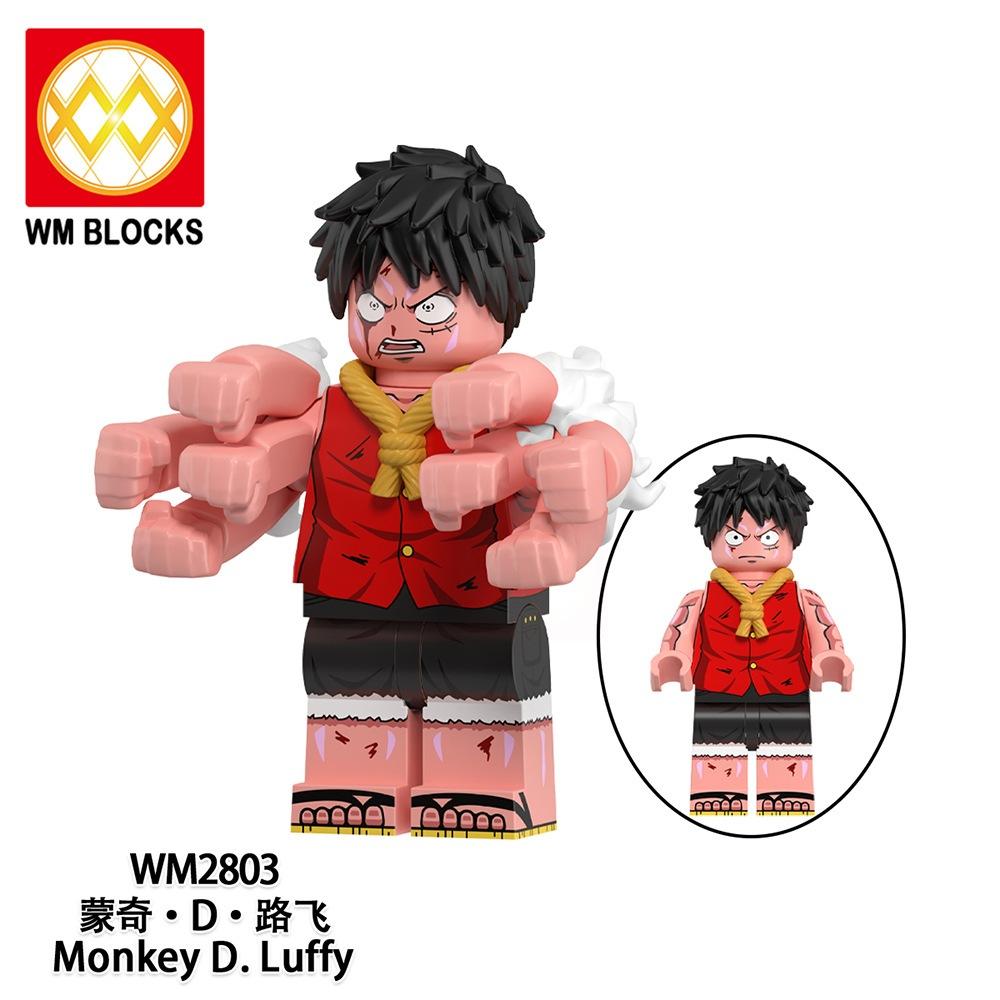 【積木反斗城】WM6194 海賊王 魯夫 路飛 索隆 卡普 艾斯 四檔魯夫 赤犬 夢靨魯夫 航海王 人偶 積木-細節圖3