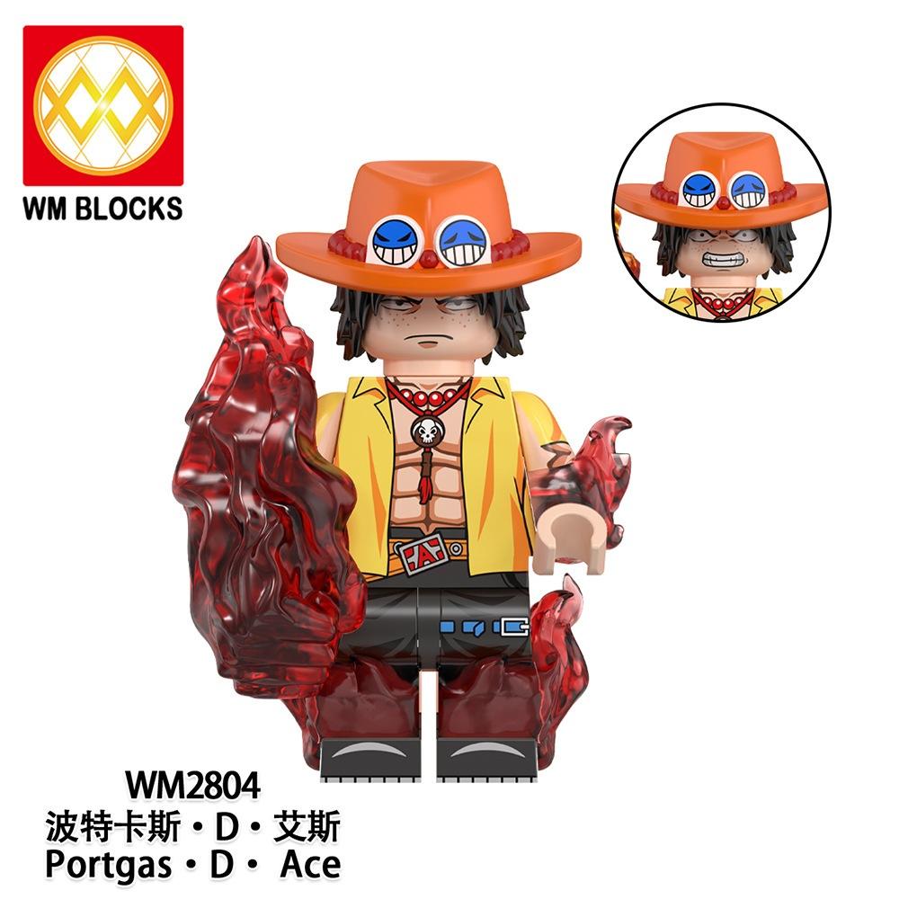 【積木反斗城】WM6194 海賊王 魯夫 路飛 索隆 卡普 艾斯 四檔魯夫 赤犬 夢靨魯夫 航海王 人偶 積木-細節圖4