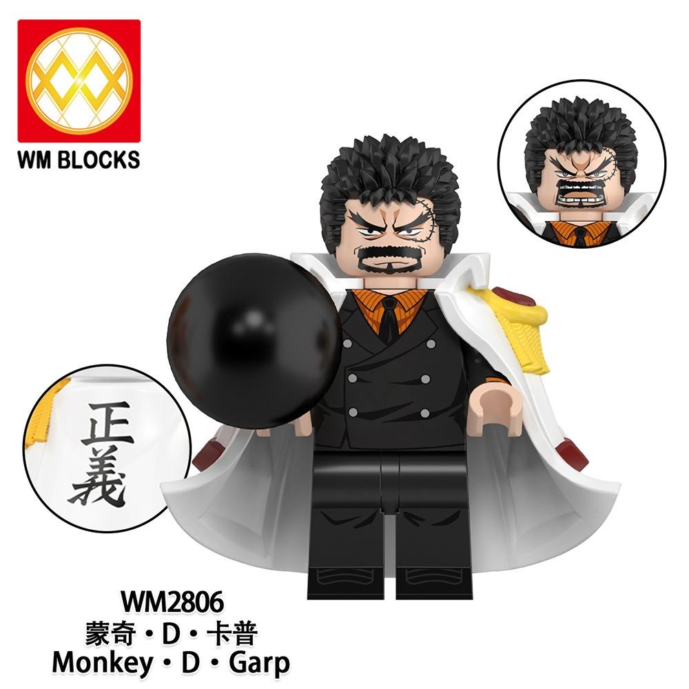 【積木反斗城】WM6194 海賊王 魯夫 路飛 索隆 卡普 艾斯 四檔魯夫 赤犬 夢靨魯夫 航海王 人偶 積木-細節圖6