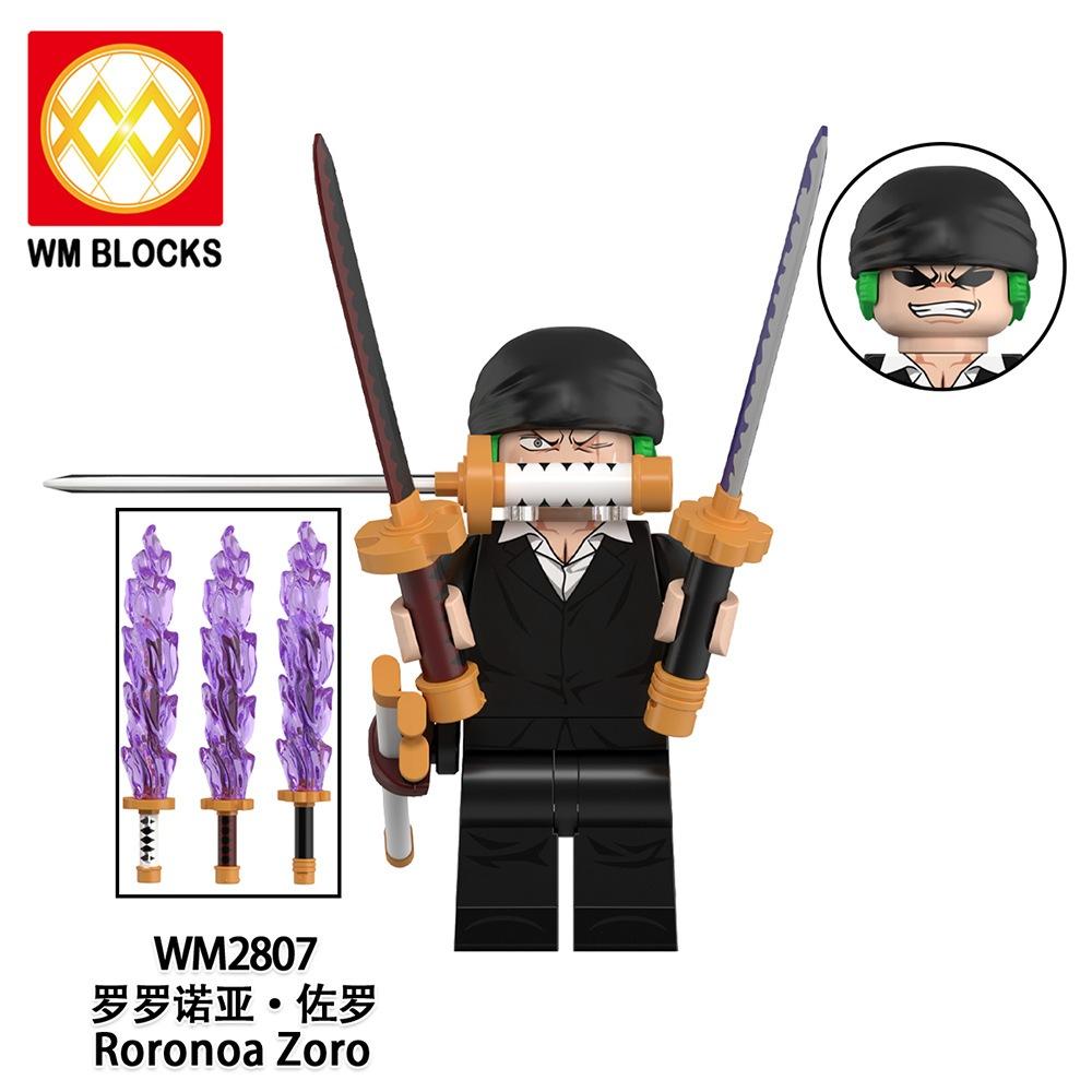 【積木反斗城】WM6194 海賊王 魯夫 路飛 索隆 卡普 艾斯 四檔魯夫 赤犬 夢靨魯夫 航海王 人偶 積木-細節圖7