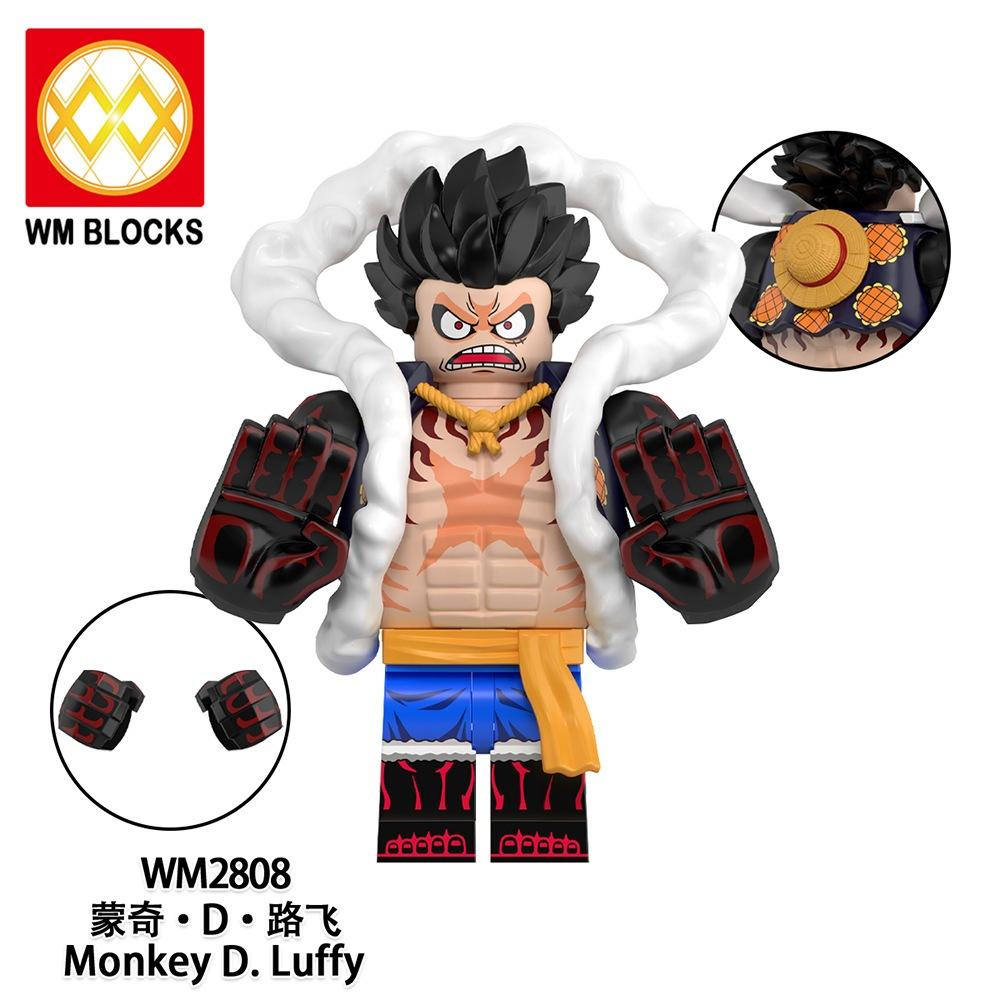 【積木反斗城】WM6194 海賊王 魯夫 路飛 索隆 卡普 艾斯 四檔魯夫 赤犬 夢靨魯夫 航海王 人偶 積木-細節圖8