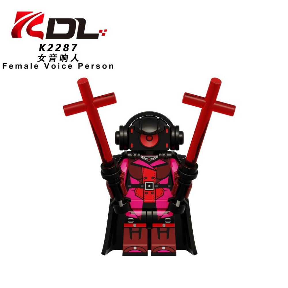 【積木反斗城】KDL844 電視人 音響人 女音響人 大音響人 天文獵殺者 新音響人 音箱人 人偶積木-細節圖2
