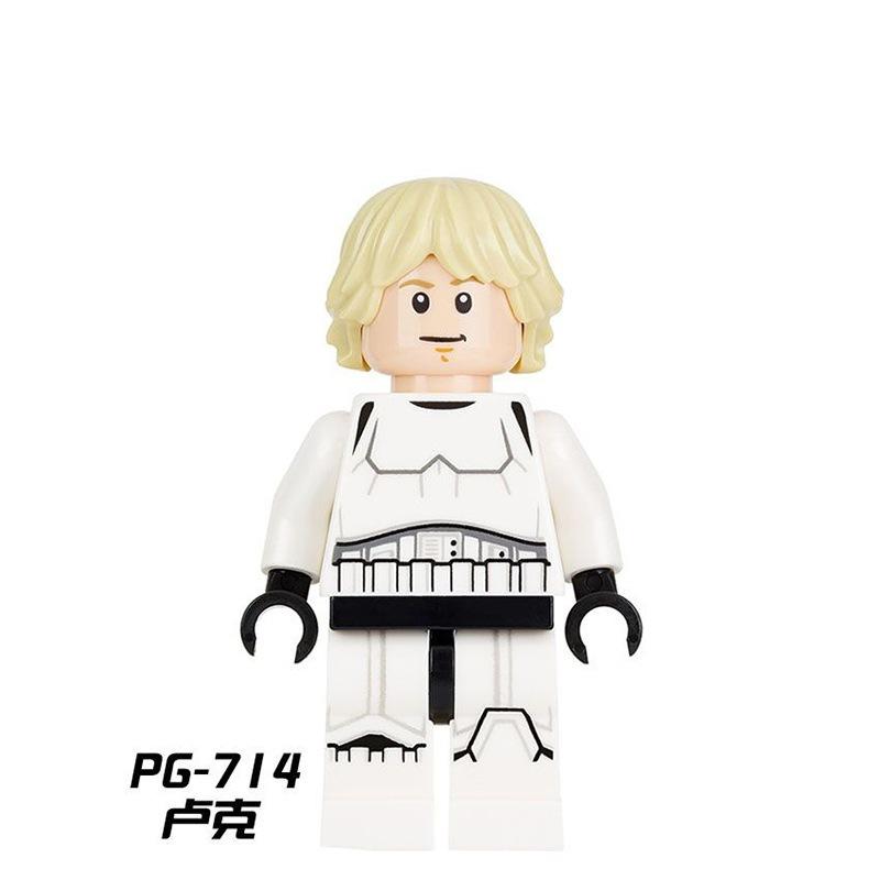 【積木反斗城】PG8051 韓索羅 沙克提 絕地執政官 路克天行者 烏拉 薩西汀 塔金 蒙地 星際大戰 人偶積木-細節圖5