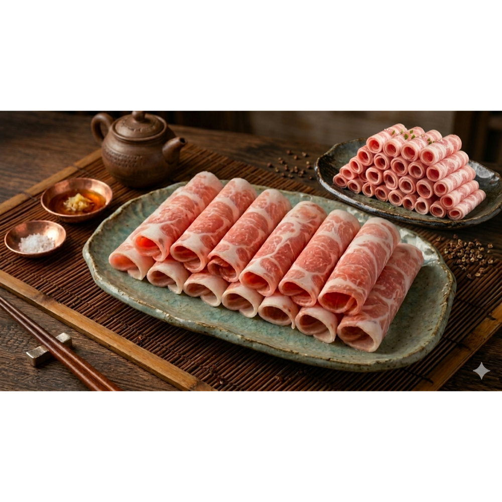 現貨|台灣豬梅花原肉切片1kg/袋裝-細節圖2