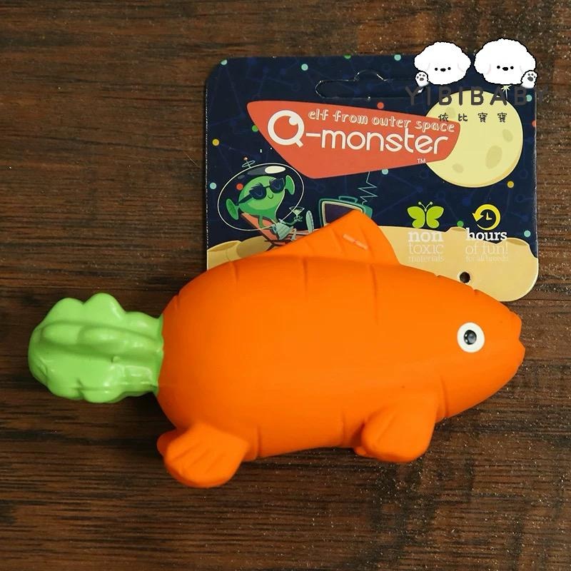 Qmonster香蕉狗寵物玩具水果造型狗玩具磨牙發聲耐咬潔牙小中型犬-細節圖2