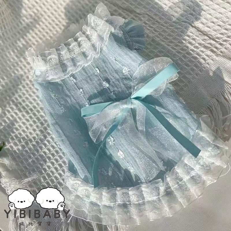 寵物簡約夏季小短裙-細節圖3