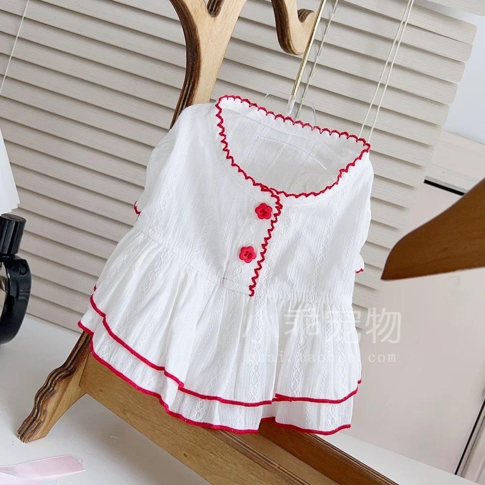 華麗極白禮服-細節圖4