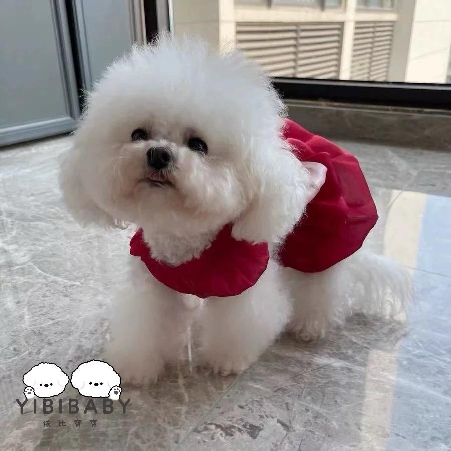 超美新款寵物流光紗公主裙-細節圖5