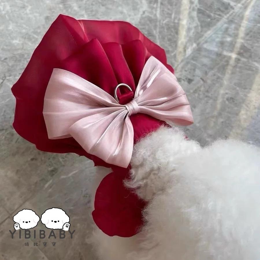 超美新款寵物流光紗公主裙-規格圖5