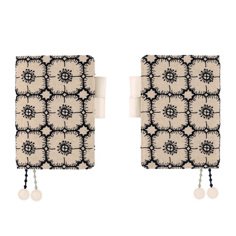 【現貨】[A6]hobonichi anemone beige皆川明minäperhonen銀蓮花書衣2023新款秋牡丹-細節圖2