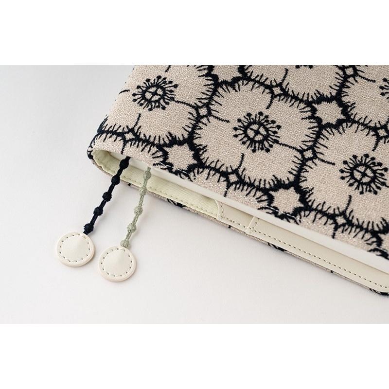 【現貨】[A6]hobonichi anemone beige皆川明minäperhonen銀蓮花書衣2023新款秋牡丹-細節圖6