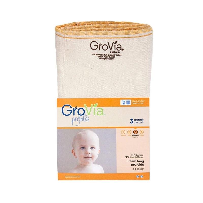 GroVia PREFOLD CLOTH DIAPERS 折式尿墊1-4號 [現貨]-細節圖6