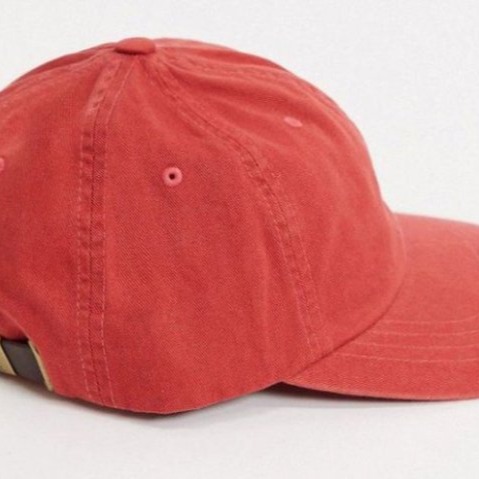 【 柒玖捌零日貨精品 】全新正品 KANGOL 純棉 橘色棒球帽 老帽 鴨舌帽 皮釦 經典必備款-細節圖3