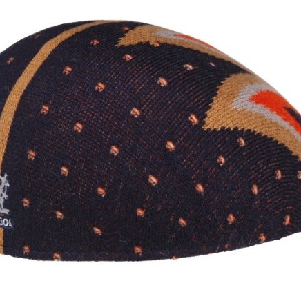 【 柒玖捌零日貨精品 】 優惠促銷 全新正品 KANGOL 507 深藍造型圖騰 鴨舌帽 小偷帽 書報童帽-細節圖5