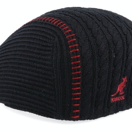 【 柒玖捌零日貨精品 】 優惠促銷 全新正品 KANGOL 507 黑色造型條紋 鴨舌帽 小偷帽 書報童帽-細節圖3