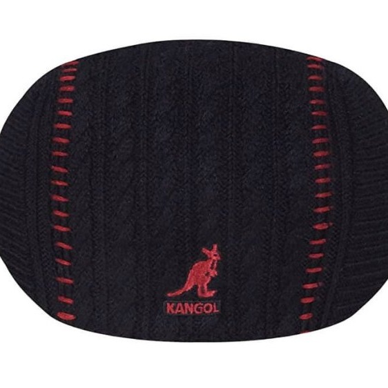 【 柒玖捌零日貨精品 】 優惠促銷 全新正品 KANGOL 507 黑色造型條紋 鴨舌帽 小偷帽 書報童帽-細節圖4