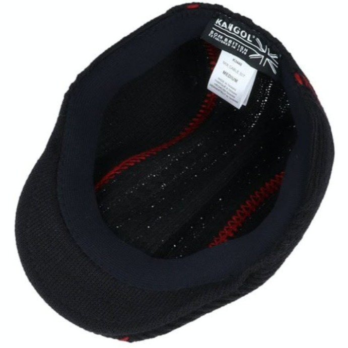 【 柒玖捌零日貨精品 】 優惠促銷 全新正品 KANGOL 507 黑色造型條紋 鴨舌帽 小偷帽 書報童帽-細節圖5