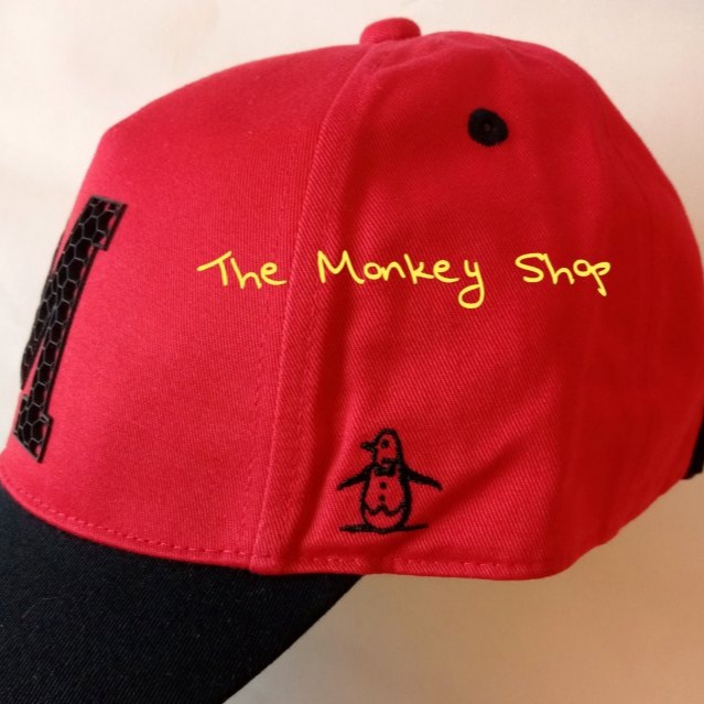 【 柒玖捌零日貨精品 】全新正品 Munsingwear 企鵝 紅色黑色 棒球帽 鴨舌帽 老帽 高爾夫球帽-細節圖3