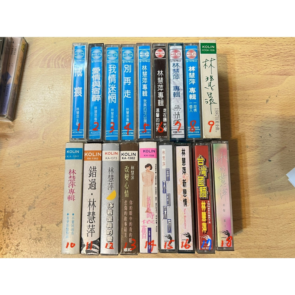 收藏卡帶｜林慧萍 絕版 歌詞本 80年代 90年代 復古-細節圖3