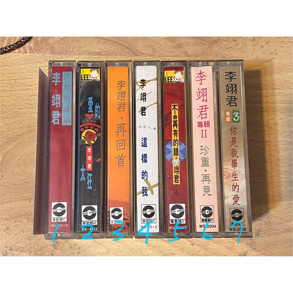 收藏卡帶｜李翊君 絕版 歌詞本 80年代 90年代 復古-細節圖2