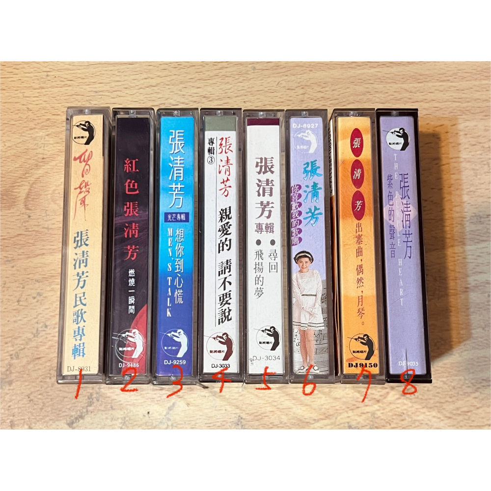 收藏卡帶｜張清芳 絕版 歌詞本 80年代 90年代 復古-細節圖2