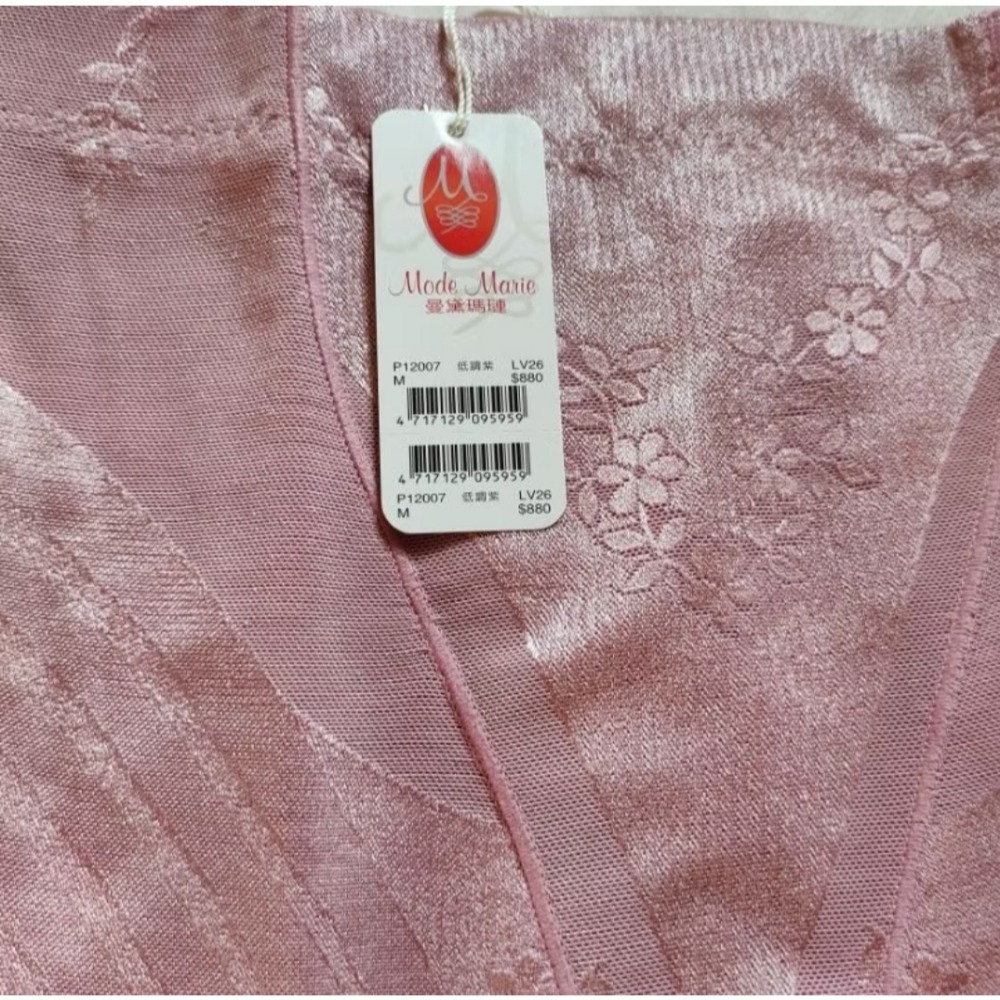 霧紫色輕薄款M 曼黛瑪璉 中腰 中管 無痕修飾褲 束褲-細節圖6