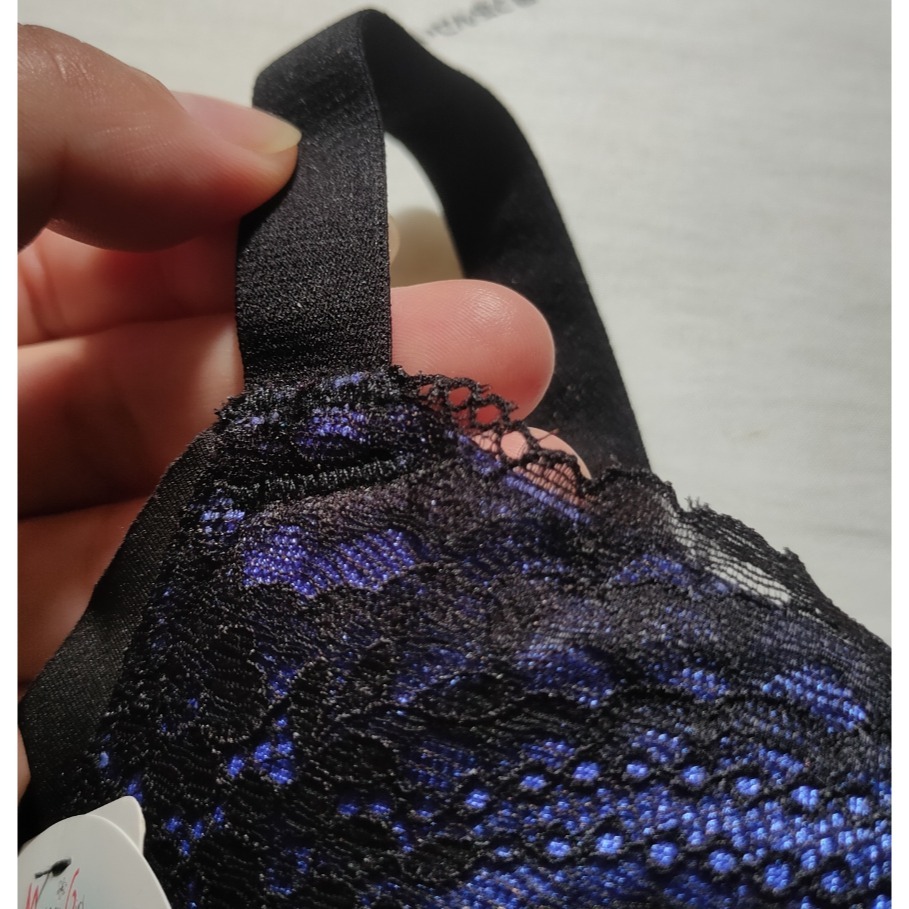 瑪登瑪朵黑藍色B85內衣專櫃內衣擁抱美胸85B（曼黛瑪璉關系品牌）-細節圖3