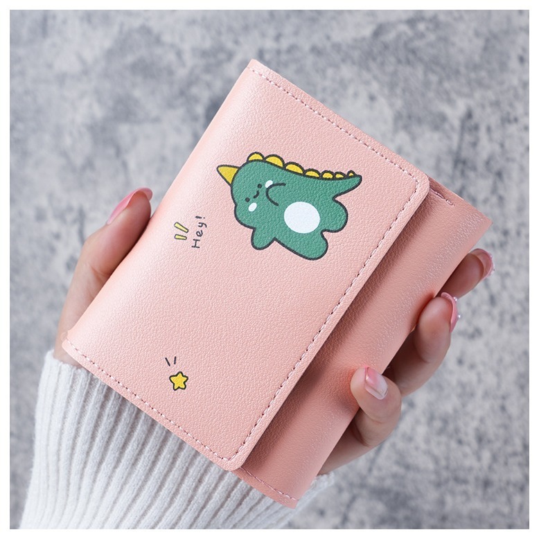 🔅韓系時尚短款多卡位手拿皮夾錢包-規格圖1