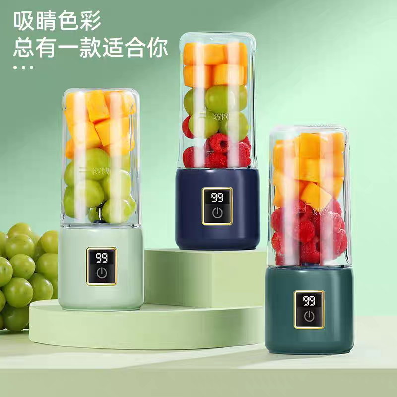 爍煜榨汁機，小型家用迷你豆浆機，電動多功能料理機，果蔬便攜式榨汁杯。-細節圖2