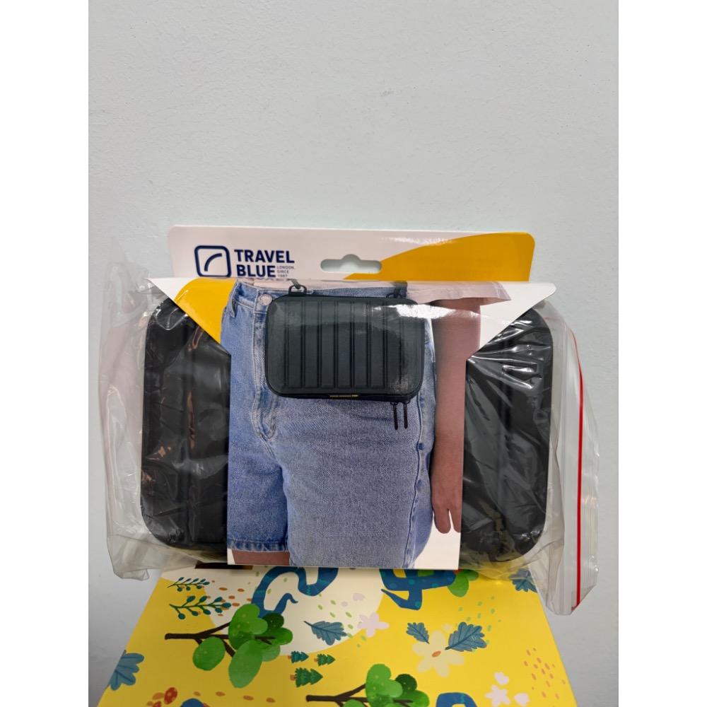 Travel Blue 親膚烤漆斜背包 軍綠色/黑色 全新 官網正品-規格圖6