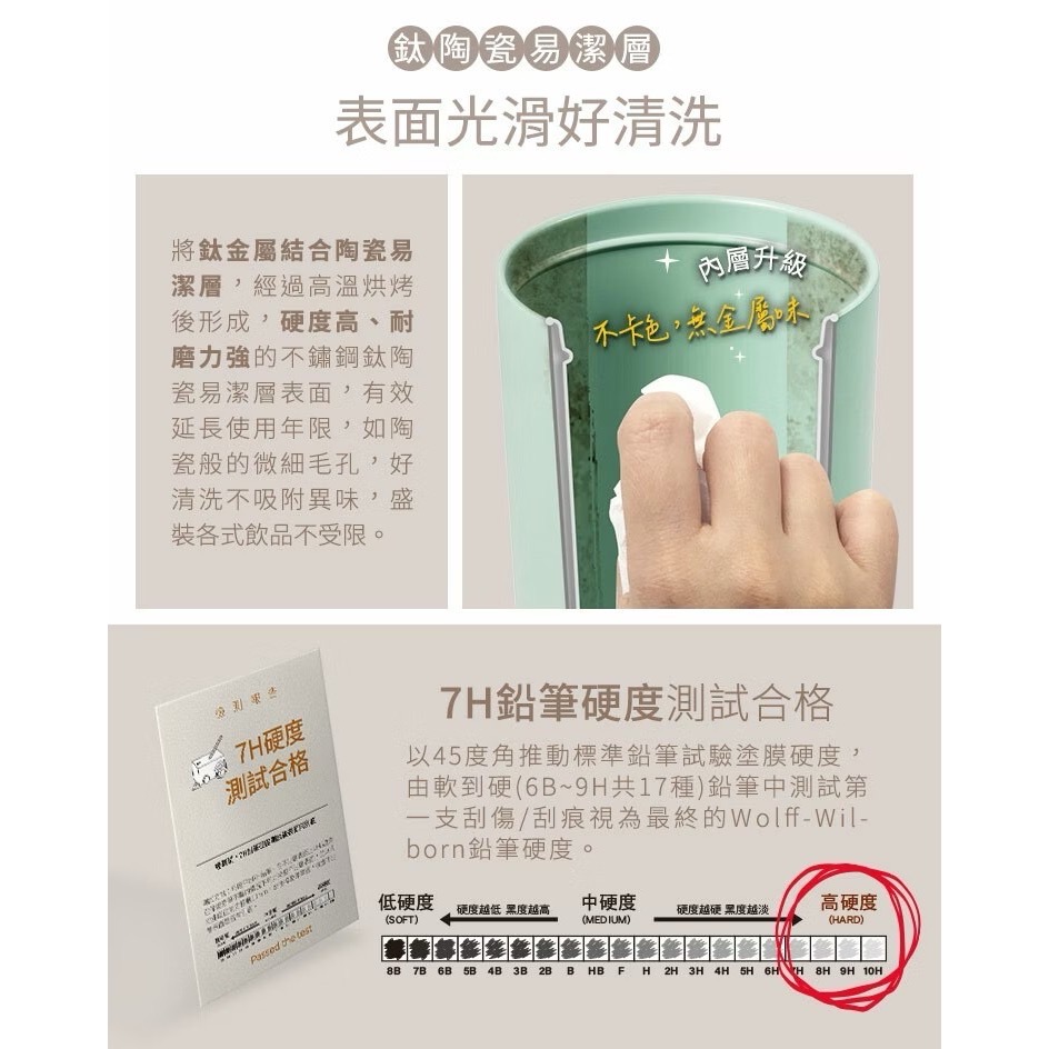 全新【BLACK HAMMER 雲霧紫色 鈦芯涼不鏽鋼保溫保冰吸管杯860ml】保溫杯/保溫瓶 $699/原價$1250-細節圖8