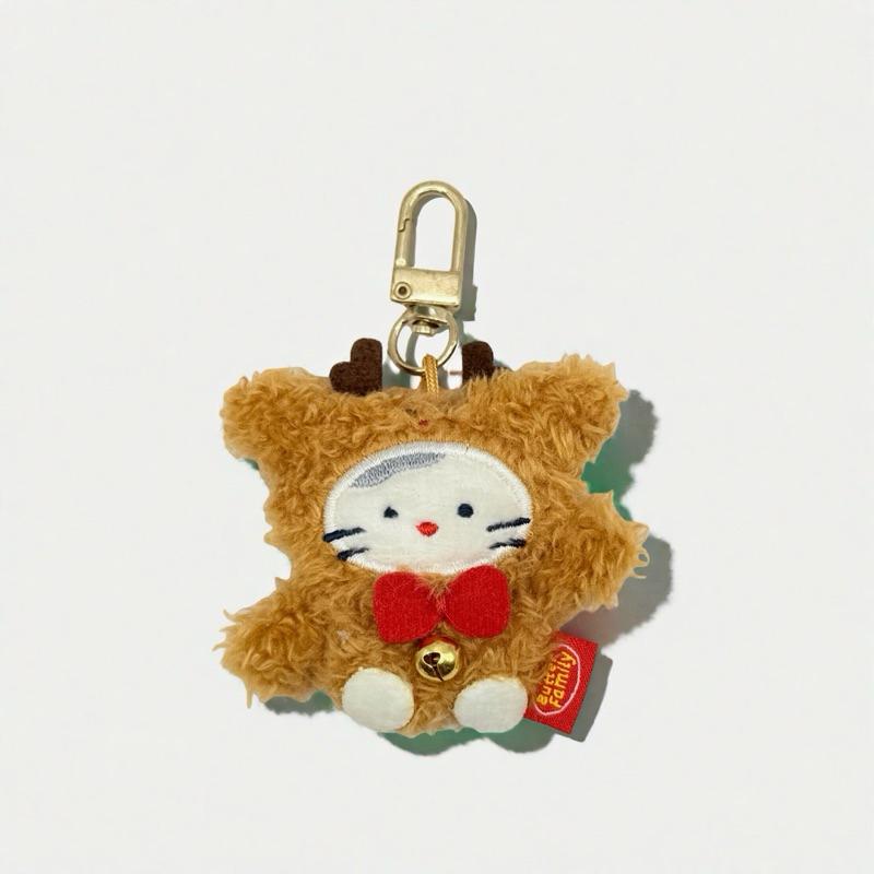 KJ Select🔥現貨 韓國Butter Family 鑰匙圈 聖誕限定 吊飾 聖誕節 奶油家族 掛飾-細節圖2