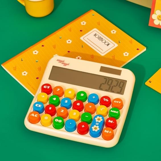 韓國 WIGGLE WIGGLE 計算機 彩色計算機 代購正品-細節圖3