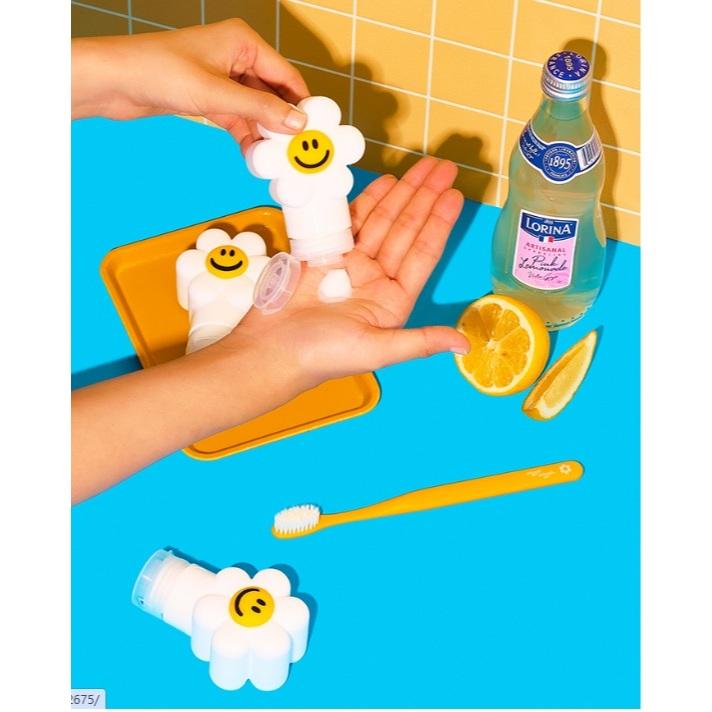 [KJ Select] Wiggle Wiggle 旅行用分裝瓶 3 入組（小熊款） 🧸 （笑臉小花款）🌼-細節圖4