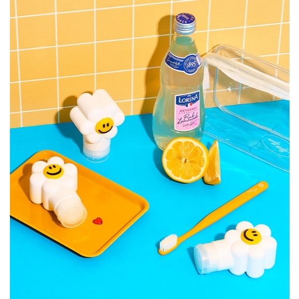 [KJ Select] Wiggle Wiggle 旅行用分裝瓶 3 入組（小熊款） 🧸 （笑臉小花款）🌼-細節圖5