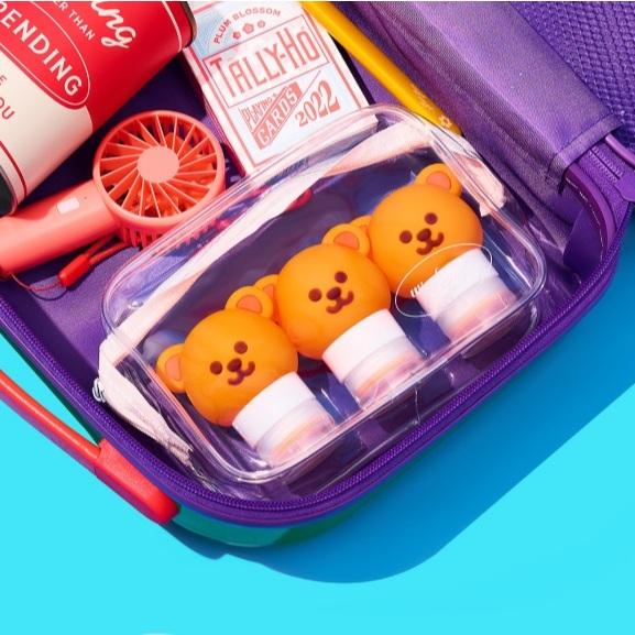 [KJ Select] Wiggle Wiggle 旅行用分裝瓶 3 入組（小熊款） 🧸 （笑臉小花款）🌼-細節圖7