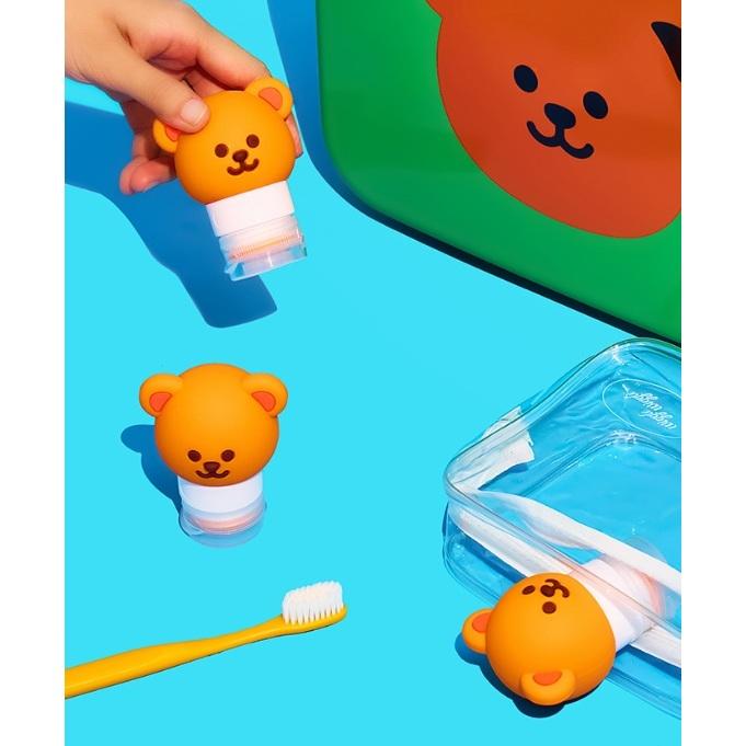 [KJ Select] Wiggle Wiggle 旅行用分裝瓶 3 入組（小熊款） 🧸 （笑臉小花款）🌼-細節圖8