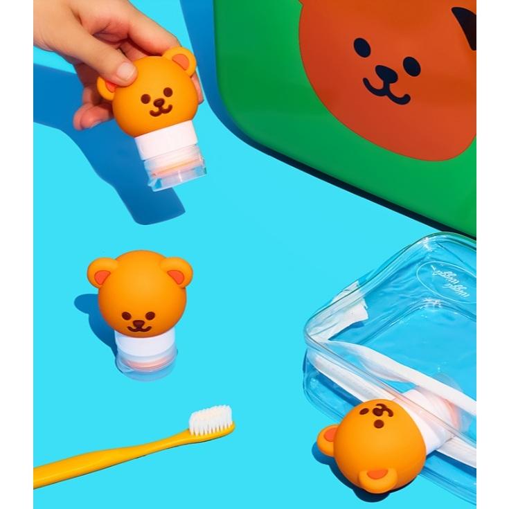 [KJ Select] Wiggle Wiggle 旅行用分裝瓶 3 入組（小熊款） 🧸 （笑臉小花款）🌼-細節圖9